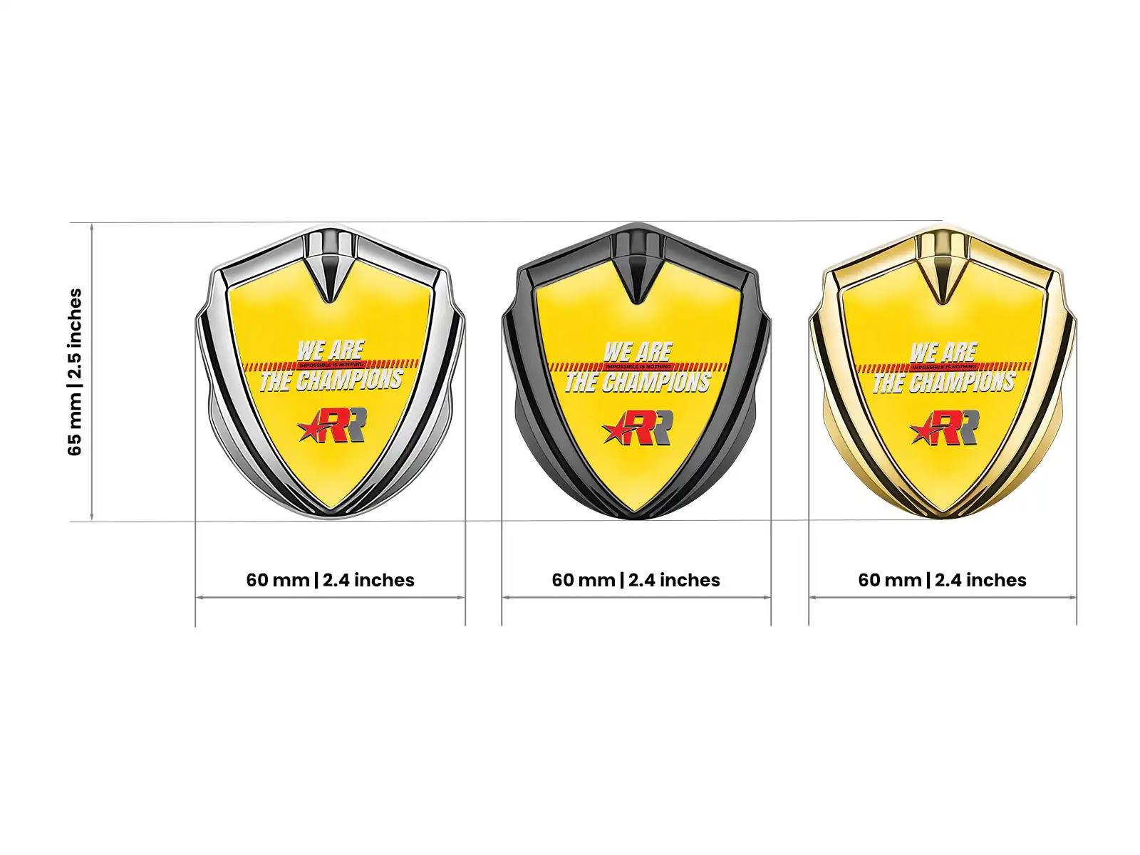 Emblem Car Badge Standard Stylish